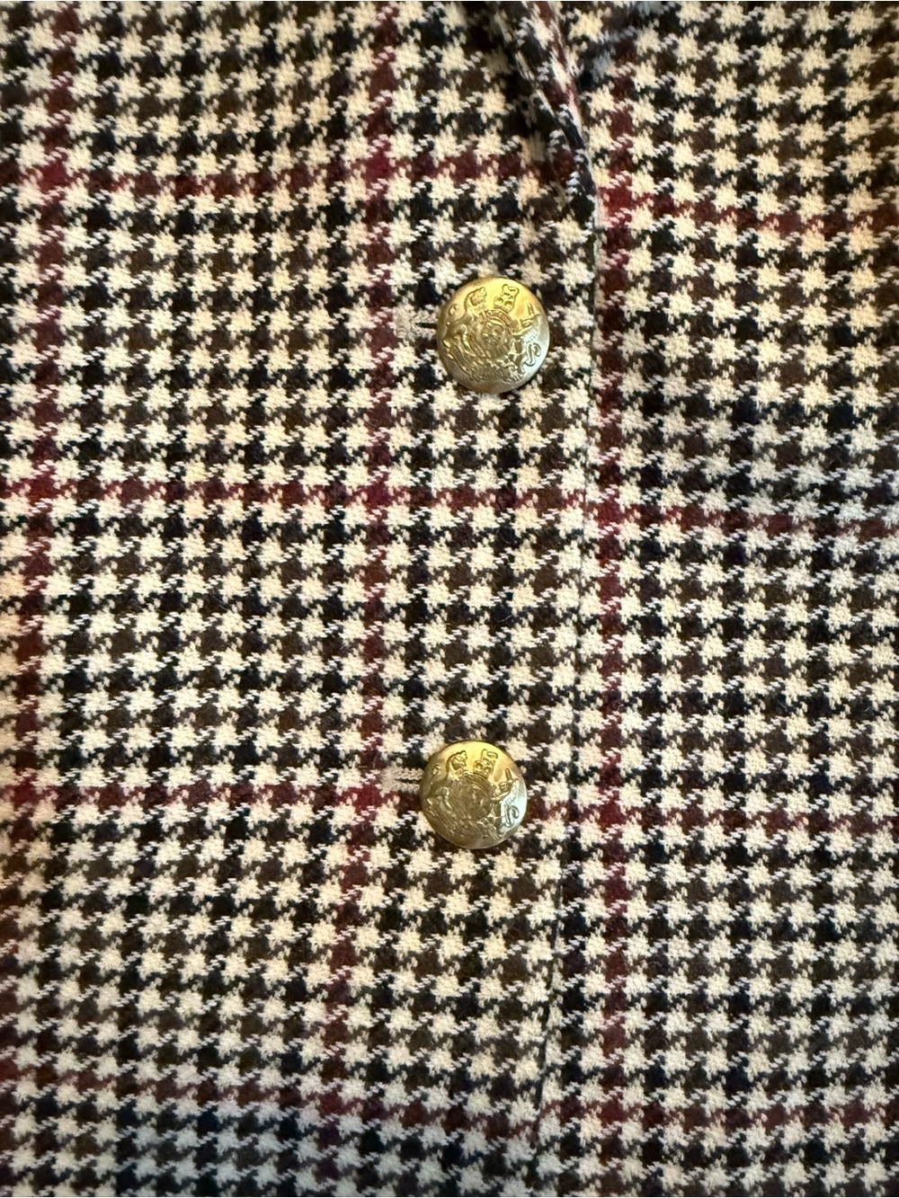 J.Crew Factory Wool-blend schoolboy blazer in houndstooth - Picture 8 of 14